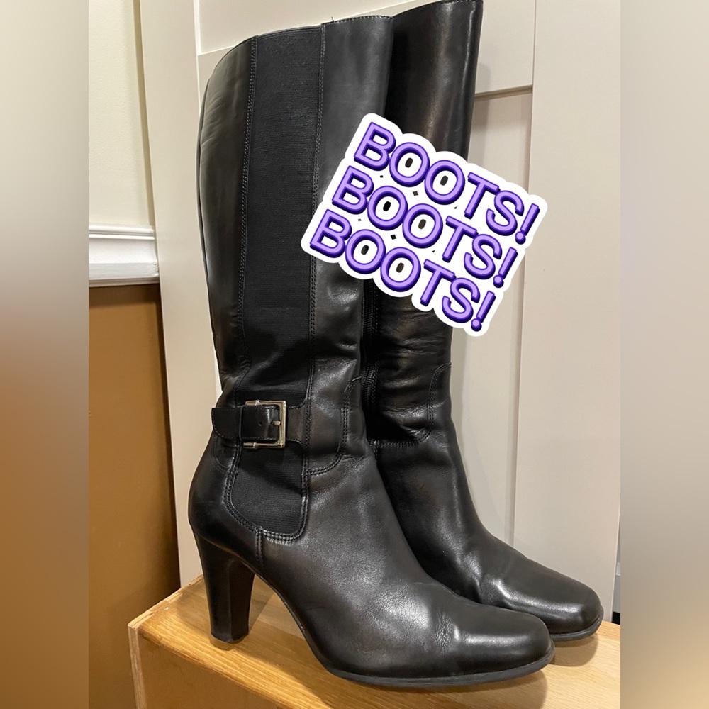 Anne Klein iFlex “MARCOE” black high heeled boot